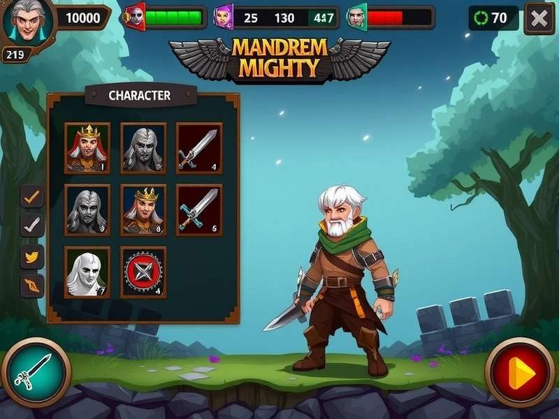 Mandrem Mighty Gameplay Screenshot